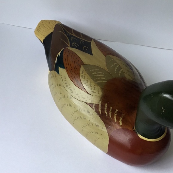Handcrafted Maine Woods Mallard Duck decor - Picture 15 of 16